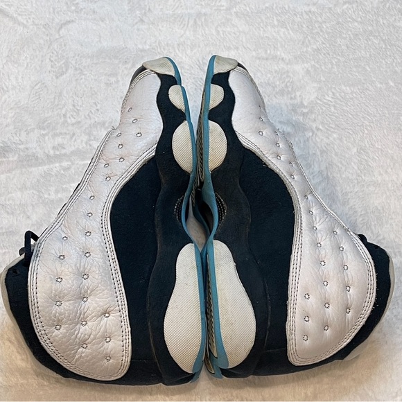 Nike Jordan 13 Retro White Obsidian Powder Blue (GS) Shoes Size 5Y- DJ3003-144 - Picture 8 of 13